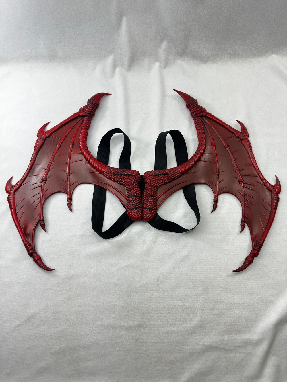 Halloween Devil Wings Dragon Red Adult Stretch Rubies Plastic Costume Themed